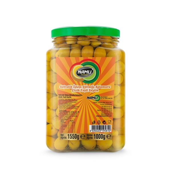 Edremit Çizik Yeşil Zeytin - 1 Kg