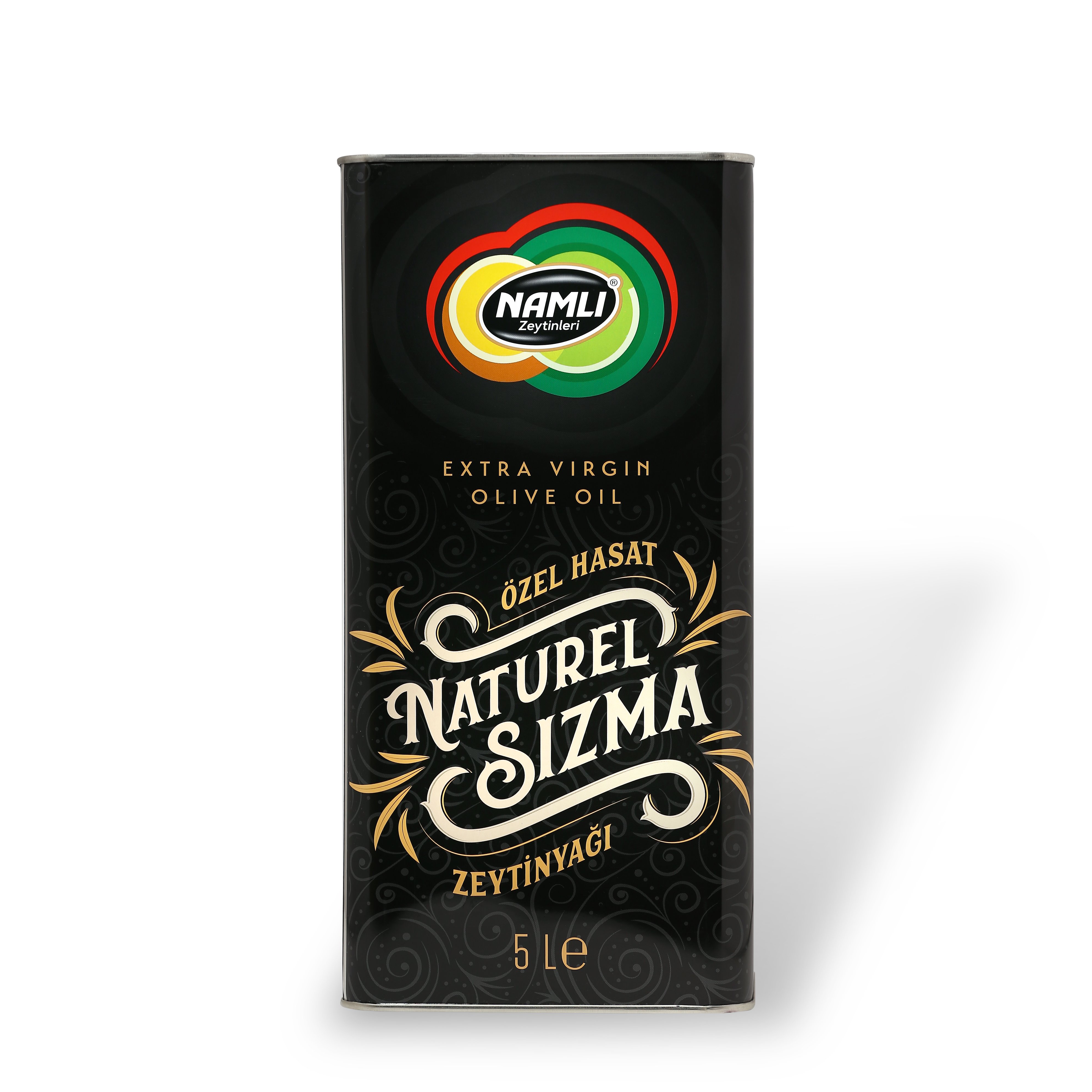 Soğuk Sıkım Black serisi Naturel Sızma Zeytinyağı - 5 litre