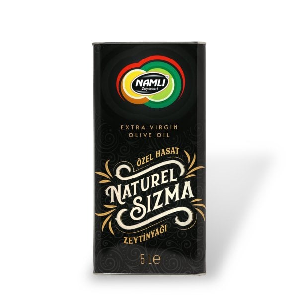 Soğuk Sıkım Black serisi Naturel Sızma Zeytinyağı - 5 litre