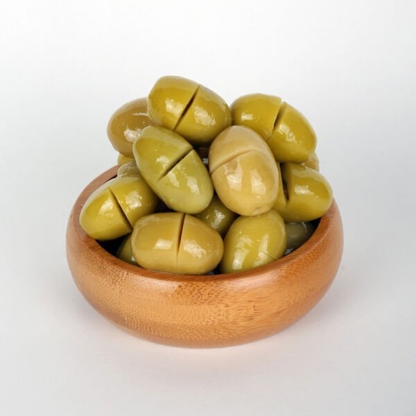 2ADET-1500 gr-Kırmızı Fıçı Salamura Siyah Zeytin + Domat Kırma Yeşil Zeytin