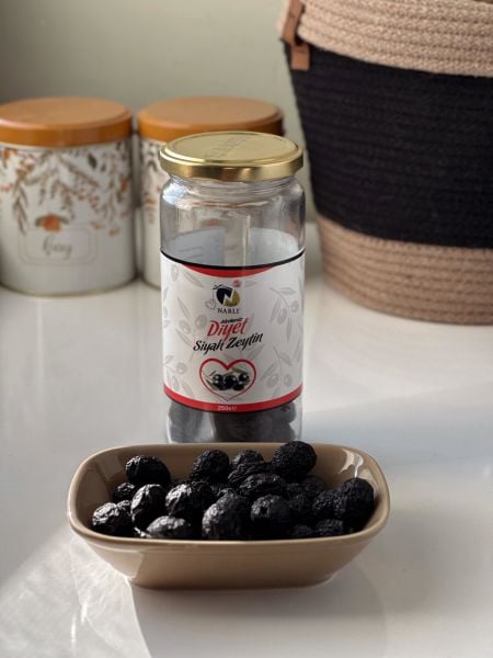 Diyet Zeytini Yağ ve Tuz İlavesiz