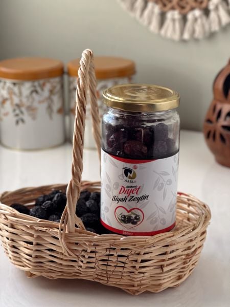 Diyet Zeytini Yağ ve Tuz İlavesiz